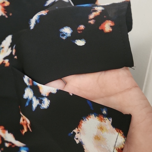 Beautiful Abstract Print Career Top 2xl Formal Party Work Artsy - Picture 6 of 11